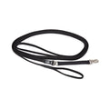 EcoRider Cotton Lunge Rein featuring heavy-duty 25mm cotton webbing, an anti-twist swivel, and a secure brass trigger clip.