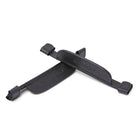 Black EcoRider FEI Compliant Leather Blinkers separates pair featuring secure velcro cheekpiece attachments.
