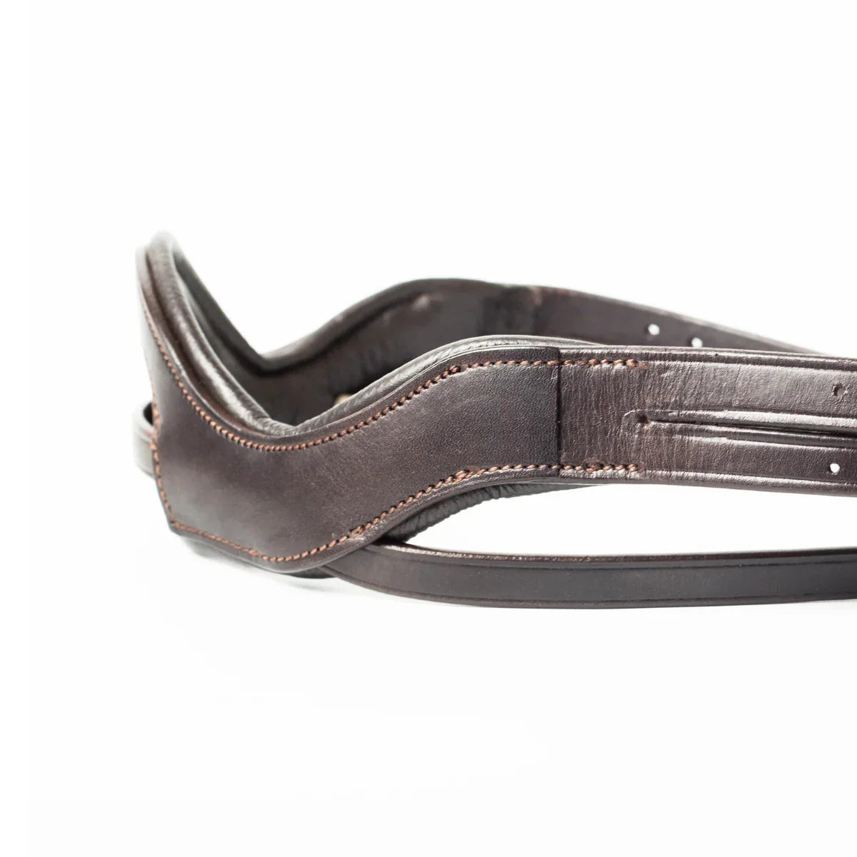 Brown EcoRider Perfect Fit shaped headpiece separate with a contoured design and soft comfort padding.