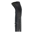 Black EcoRider Perfect Fit anatomic leather headpiece separate with plush comfort padding and adjustable split cheek straps.