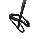Black EcoRider Perfect Fit Comfort Noseband separate with thick padding, a padded chin guard, and adjustable cheek straps.
