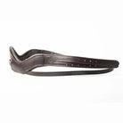 Brown EcoRider Perfect Fit anatomic leather headpiece separate with plush comfort padding and adjustable split cheek straps.