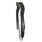 Black EcoRider Perfect Fit anatomic leather headpiece separate with plush comfort padding and adjustable split cheek straps.