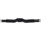Underside of the Black EcoRider SeamFree Anatomic Dressage Girth, showing the padded three-panel segmented design.