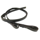 Coiled Brown EcoRider Inside Grip Reins featuring a hidden inner rubber lining and supple plain leather exterior.
