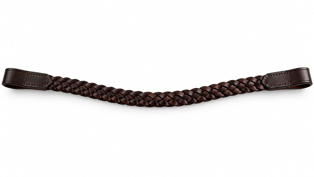 EcoRider Perfect Fit Plaited Leather Browband